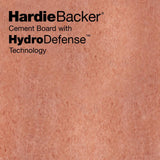 HardieBacker with HydroDefense Technology 3 ft. x 5 ft. x 0.42 in. Waterproof Cement Backer Board - Super Arbor