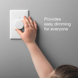 Aurora Smart Bulb Dimmer Switch for Philips Hue Smart Bulbs, White - Super Arbor