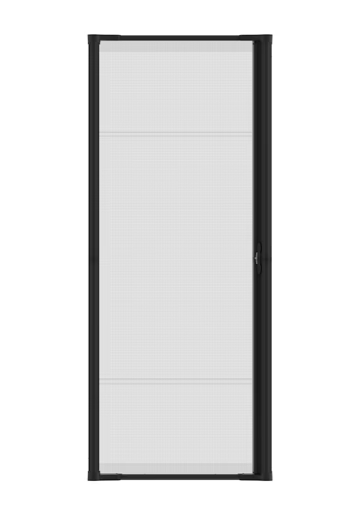 LARSON Brisa 36-in x 96-in Blac Aluminum Retractable Screen Door