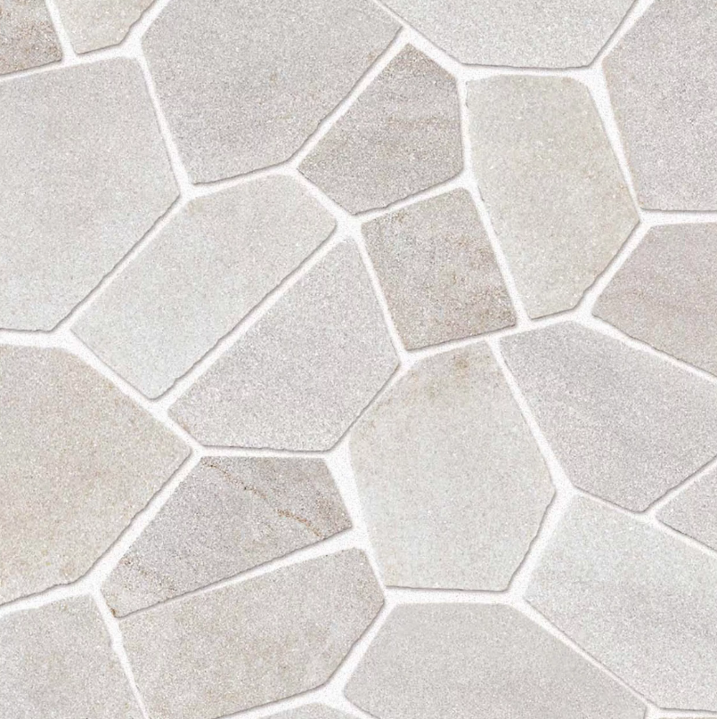 White Quartzite Flagstone Tile