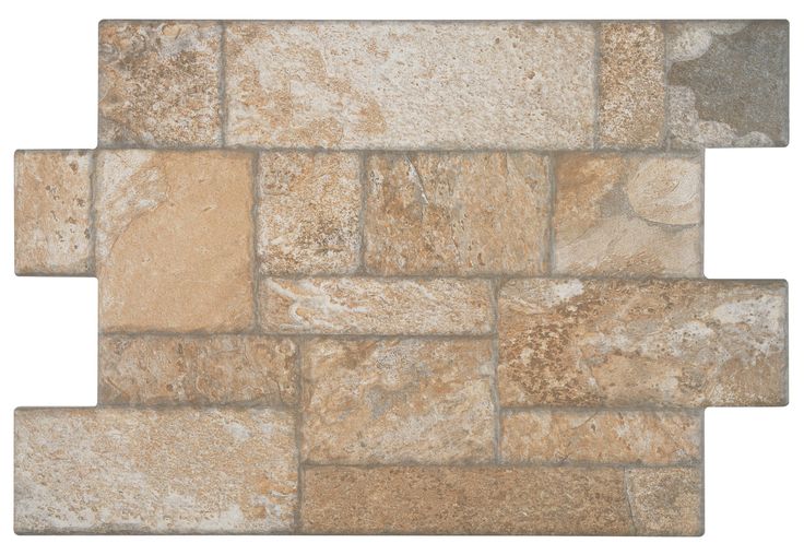 Style Selections Carmen Brown 16-in x 24-in Glazed Porcelain Floor Tile