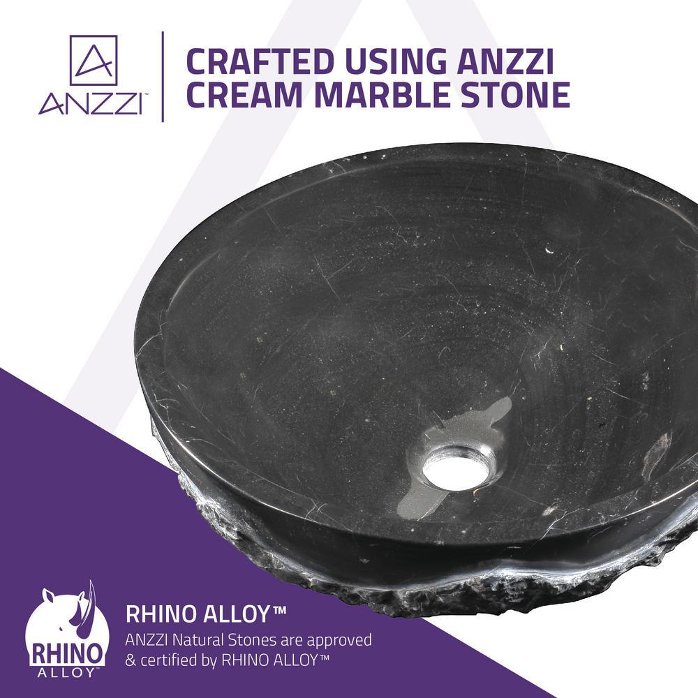 Dragons Crest Vessel Sink in Black Jade - Super Arbor