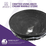 Dragons Crest Vessel Sink in Black Jade - Super Arbor