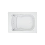 Cadet 60 in. x 42 in. Reversible Drain EverClean Whirlpool Tub in White - Super Arbor