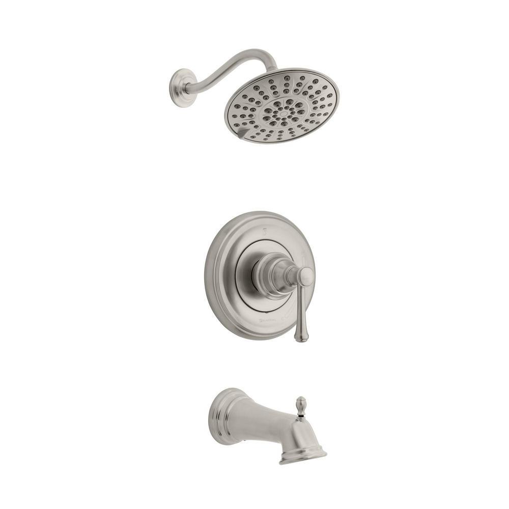 Warnick Single-Handle 1-Spray Tub and Shower Faucet in Chrome (Valve Included) - Super Arbor