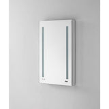 Signature Royale 24 in W x 30 in. H Recessed or Surface Mount Medicine Cabinet with Single Door,LED Lighting,Right Hinge - Super Arbor