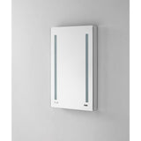 Signature Royale 24 in W x 30 in. H Recessed or Surface Mount Medicine Cabinet with Single Door,LED Lighting,Right Hinge - Super Arbor