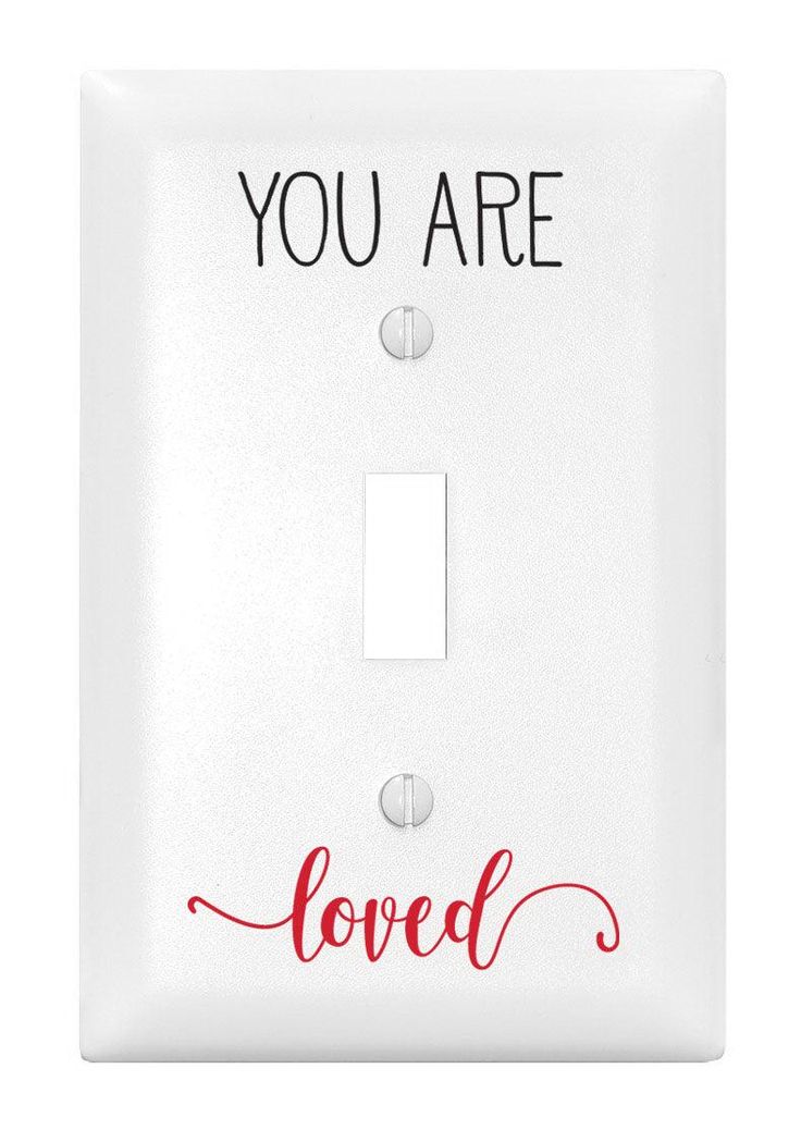 Light Switch Cover-Single-You Are Loved
