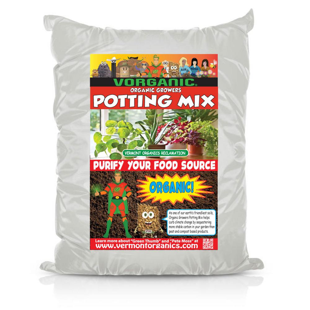 Vermont Organics Reclamation Soil 60 Qt. (¬†2 Cu. Ft.) Organic Growers Potting Mix - Super Arbor