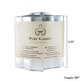 Pure Garden 6.25 in. x 16 ft. Galvanized Steel Lawn Edging Landscape Border