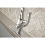 Trielle Single-Handle Pull-Down Sprayer Kitchen Faucet in Vibrant Stainless - Super Arbor