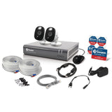 DVR-4580 4-Channel 1080p 1TB DVR Security System with Two 1080p Wired Bullet Cameras - Super Arbor