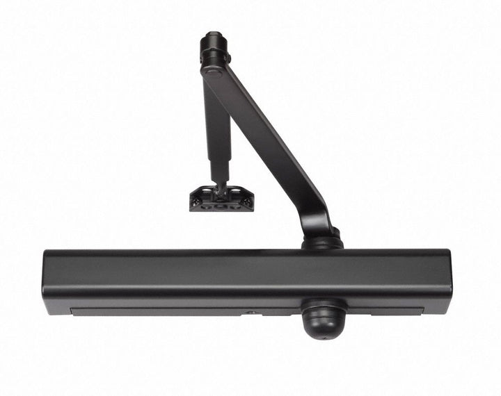 NORTON Heavy Duty Standard Mount Door Closer, Grade 1 - 13 in, Black Finish
