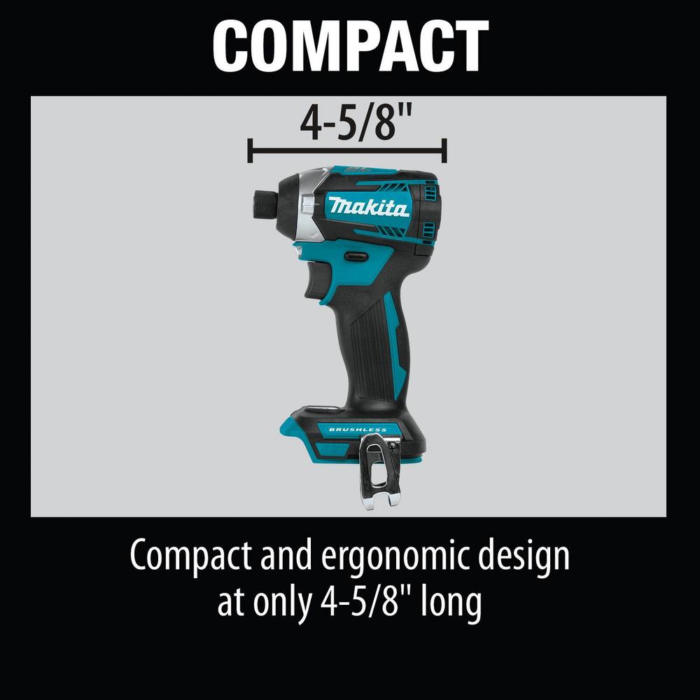 18-Volt LXT Lithium-Ion Brushless 1/4 in. Cordless Quick-Shift Mode 3-Speed Impact Driver (Tool Only) - Super Arbor