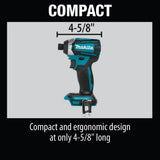 18-Volt LXT Lithium-Ion Brushless 1/4 in. Cordless Quick-Shift Mode 3-Speed Impact Driver (Tool Only) - Super Arbor