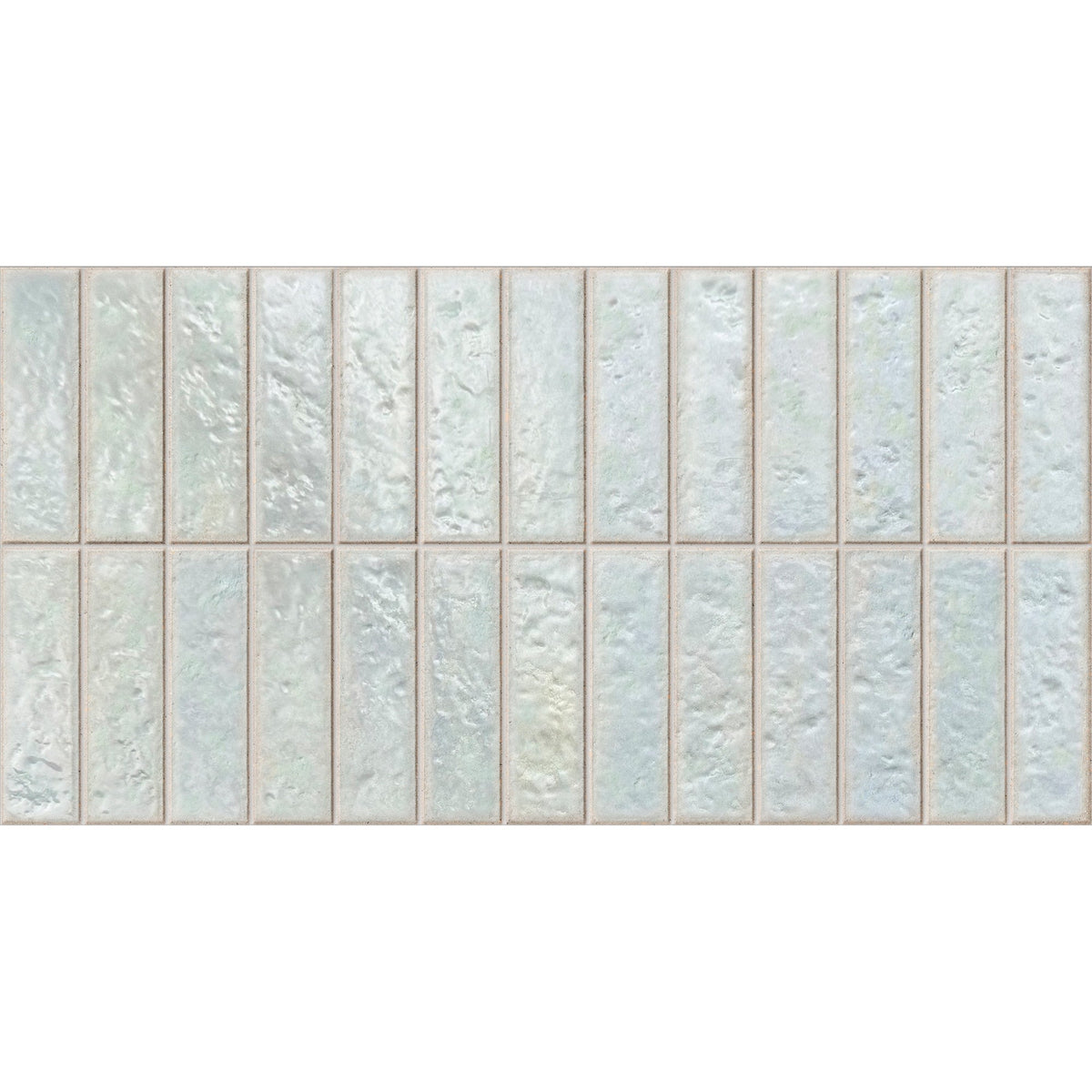 Giorbello Villora Aqua 12-in x 24-in Glazed Porcelain Handcrafted look Wall Tile product image