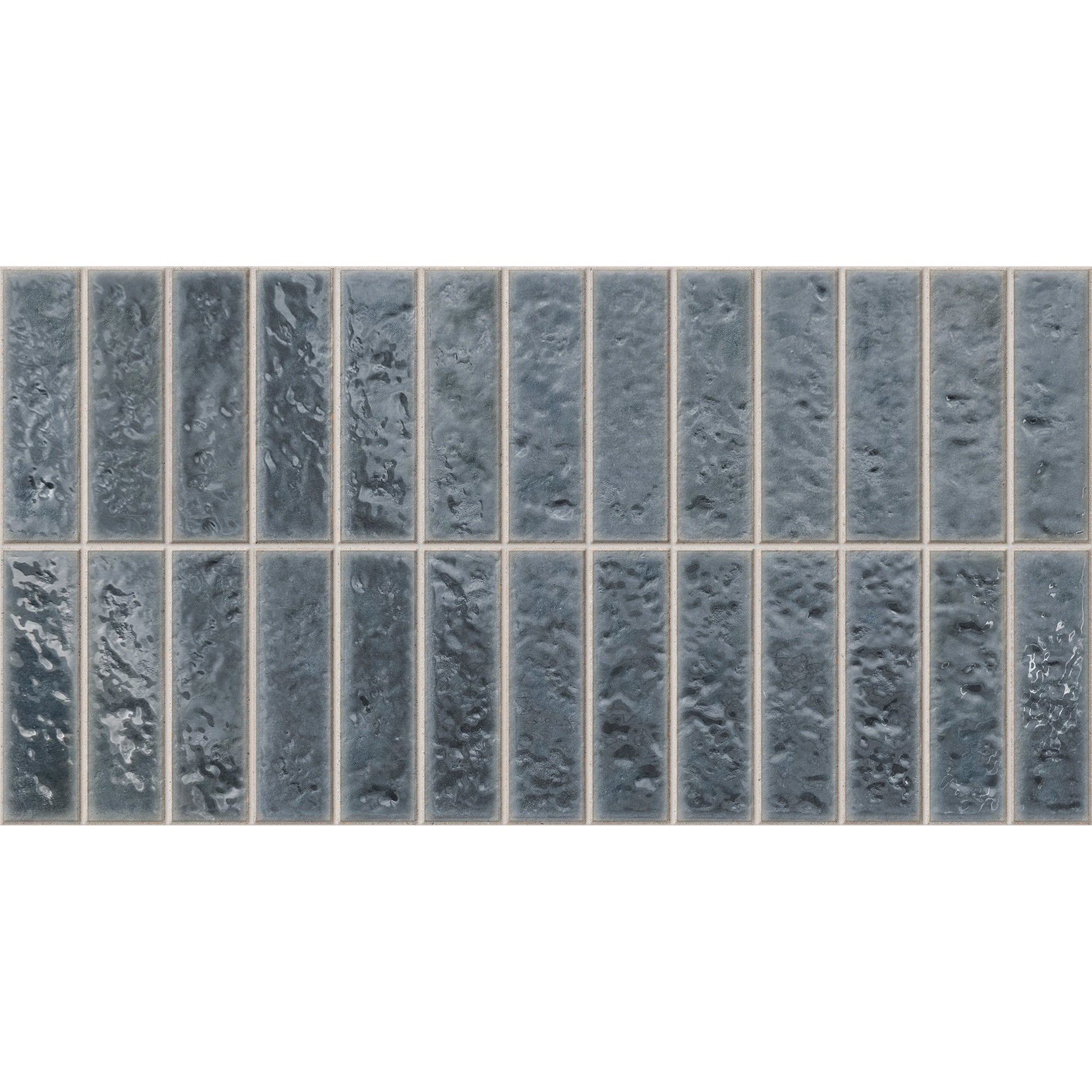 Giorbello Villora Blue 12-in x 24-in Glazed Porcelain Handcrafted look Wall Tile product image