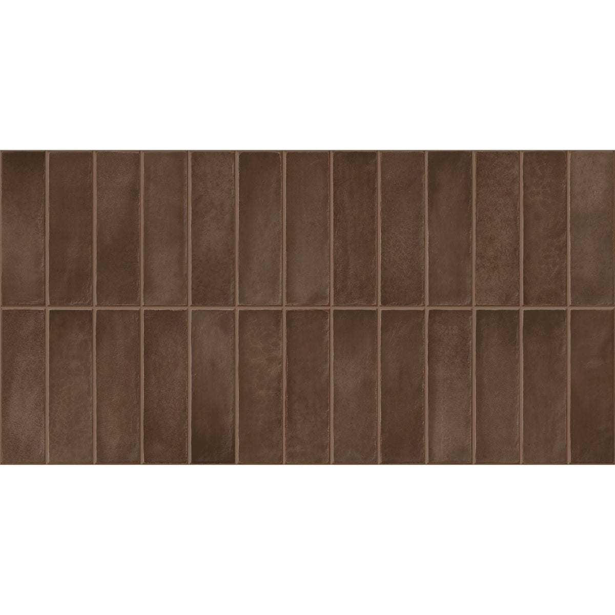 Giorbello Artis Brown 12-in x 24-in Glazed Porcelain Handcrafted look Wall Tile product image