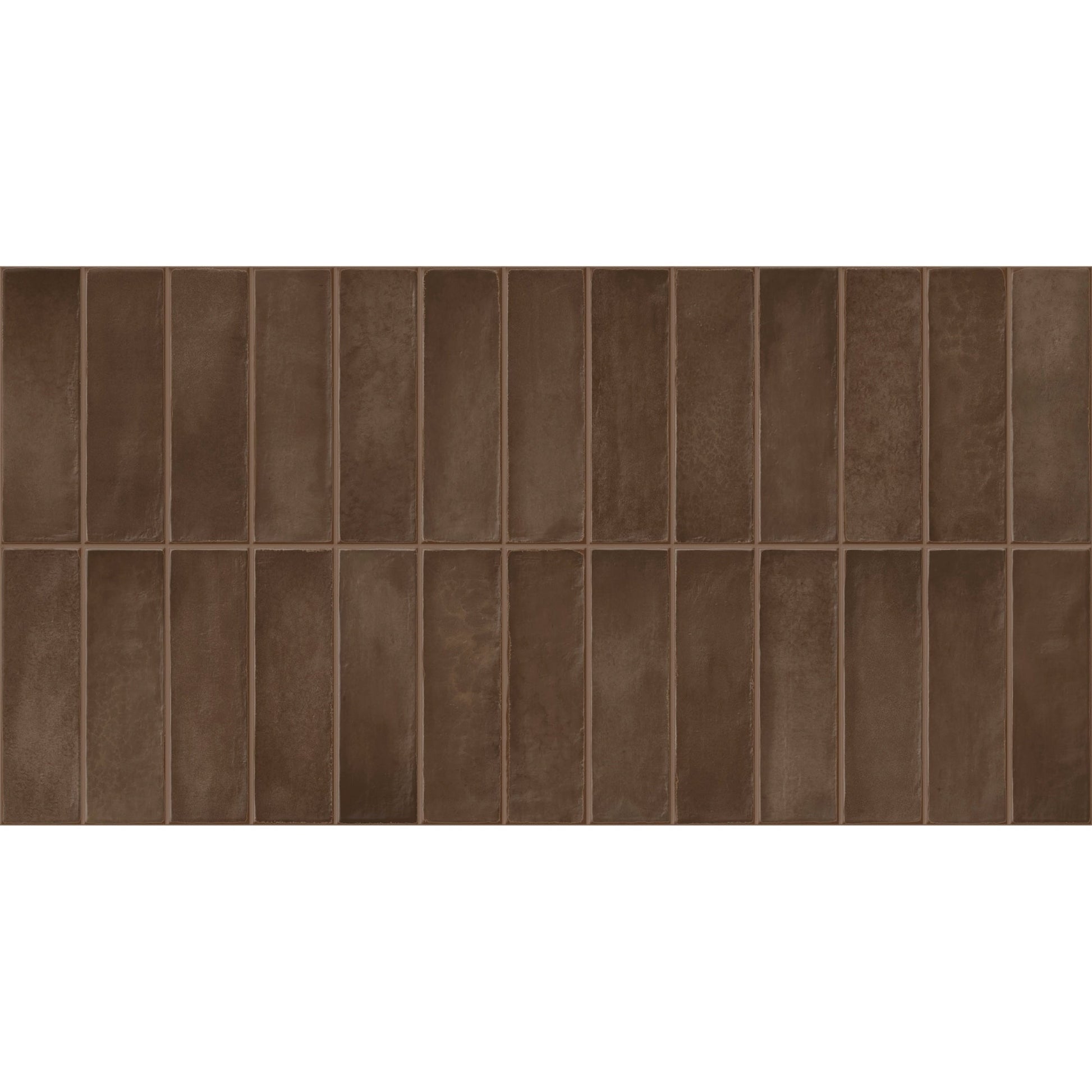 Giorbello Artis Brown 12-in x 24-in Glazed Porcelain Handcrafted look Wall Tile product image