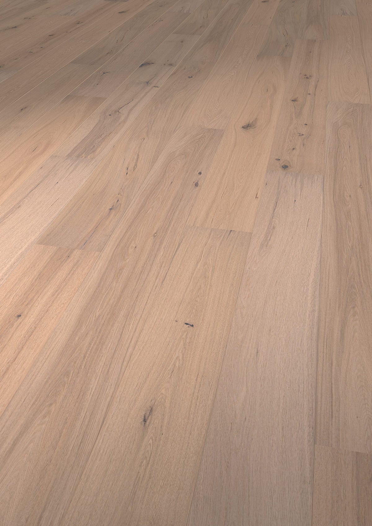Solidfloor Oak Arctic hardwood flooring — alternate angle