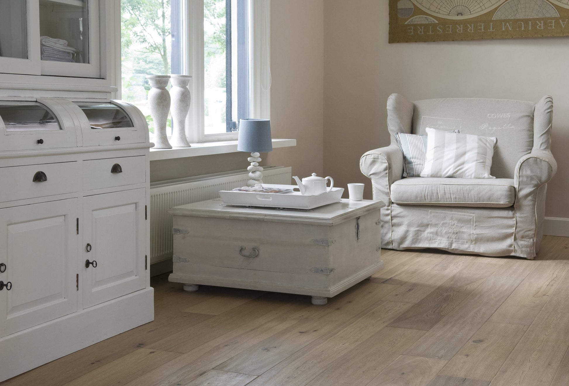 Solidfloor Oak Alaska hardwood flooring — surface grain detail