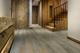 Solidfloor Oak Vermont hardwood flooring — carton and plank detail