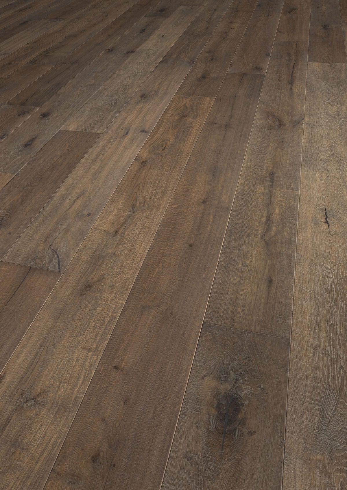 Solidfloor Oak Kentucky hardwood flooring — carton and plank detail