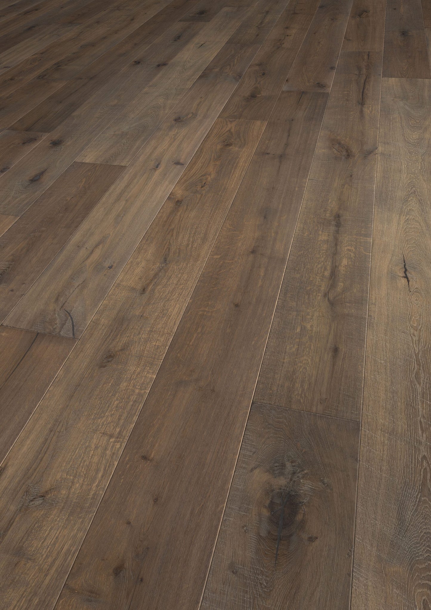 Solidfloor Oak Kentucky hardwood flooring — carton and plank detail