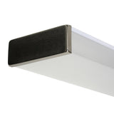 4 ft. 2-Light Fluorescent Brushed Nickel Decorative Wrap Fixture Strip - Super Arbor