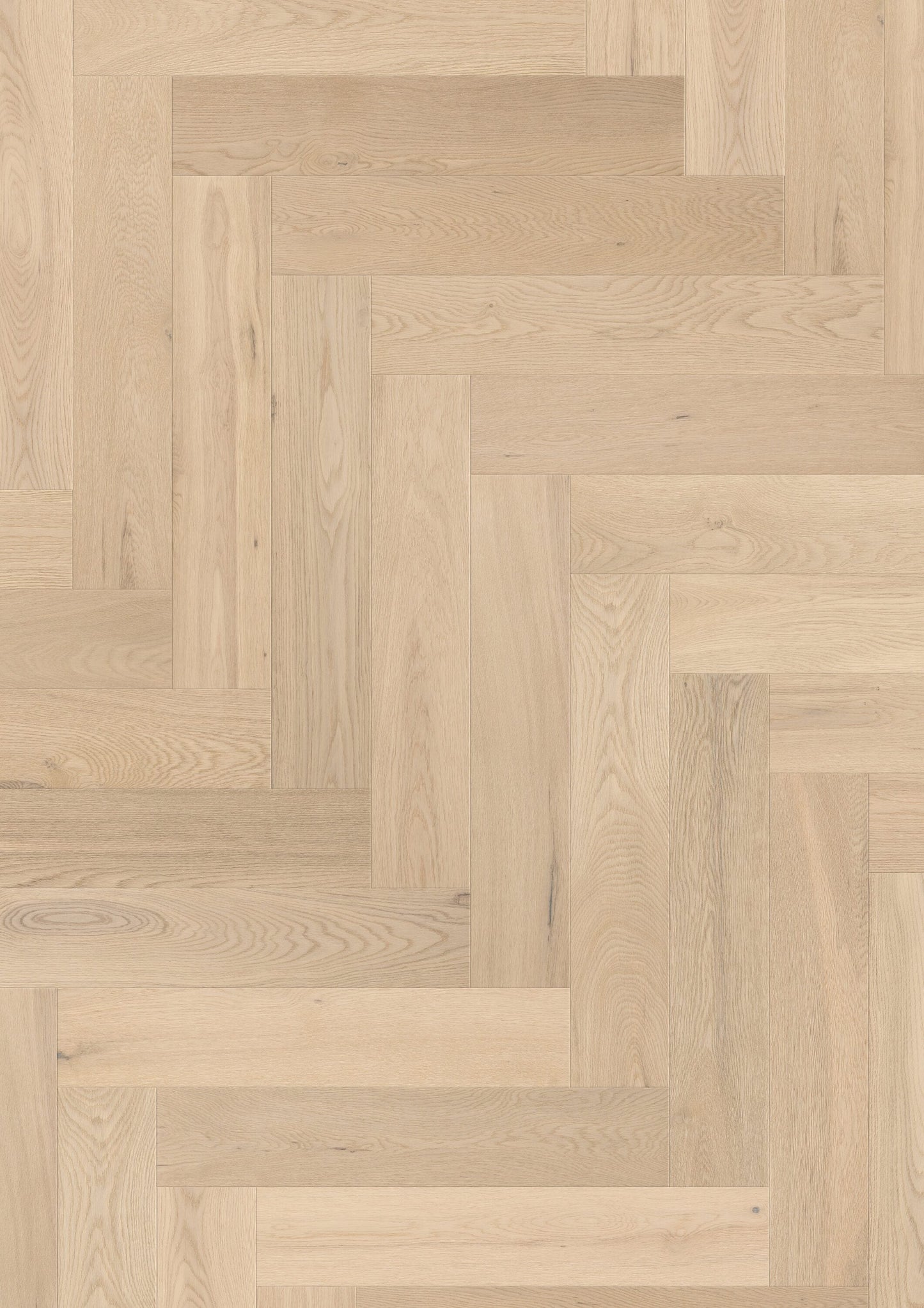 Solidfloor Oak St. Paul Herringbone hardwood flooring — carton and plank detail