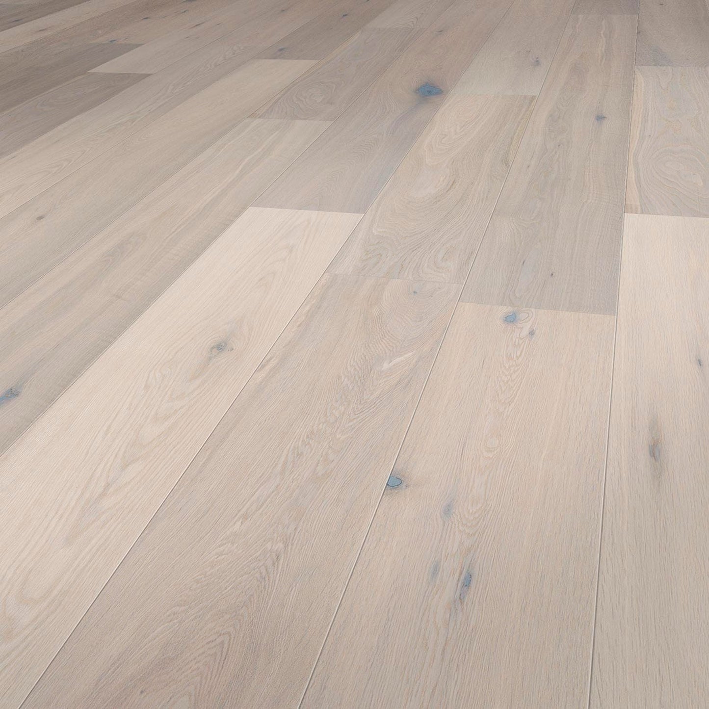 Solidfloor Oak Smoked White hardwood flooring — surface grain detail