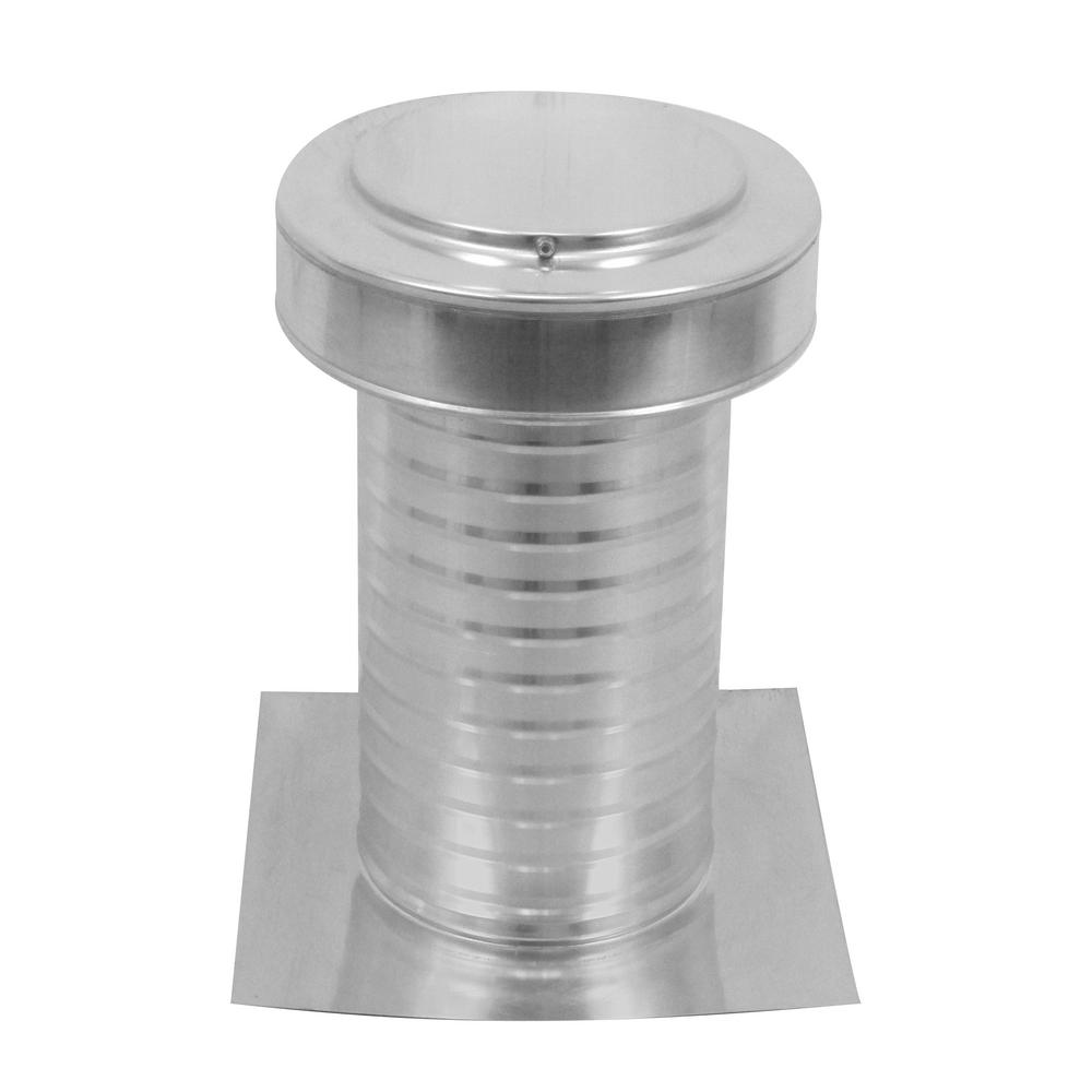 12 in. Dia Keepa Vent an Aluminum Roof Vent for Flat Roofs - Super Arbor