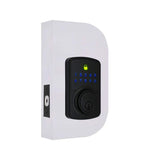 Defiant Square Compact Hubspace Matte Black Electronic Single Cylinder Deadbolt