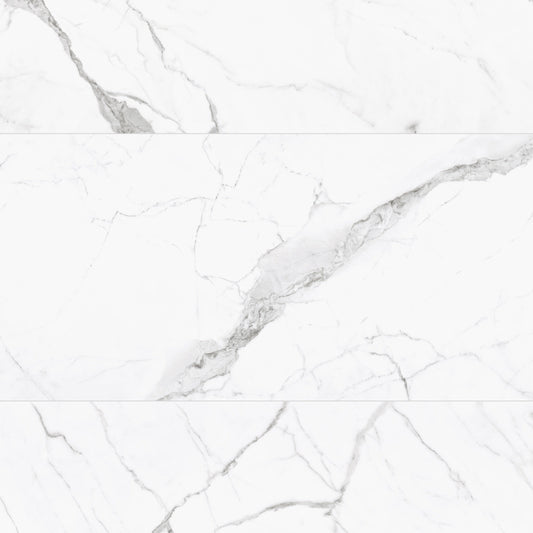 Satori Statuario 24-in x 48-in Honed Porcelain Marble look Floor and Wall Tile product image