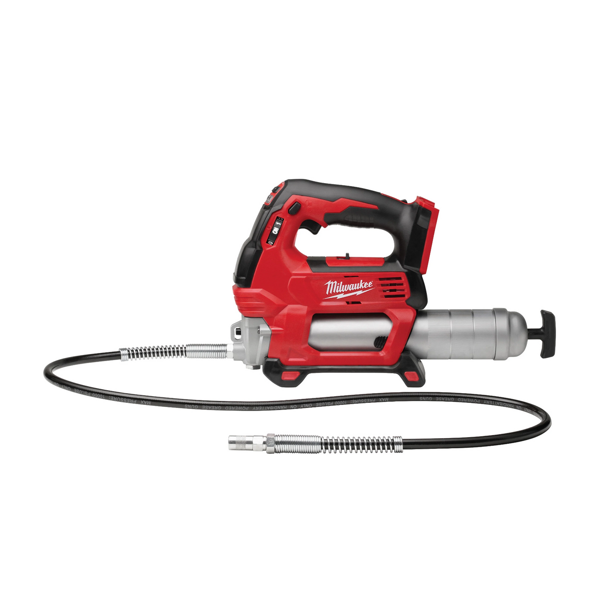 Milwaukee M18 18-Volt Lithium-Ion Cordless 2-Speed Grease Gun with M18 5.0Ah Battery, 48 in. Hose