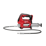 Milwaukee M18 18-Volt Lithium-Ion Cordless 2-Speed Grease Gun Kit with Two HIGH OUTPUT XC 6.0Ah Batteries