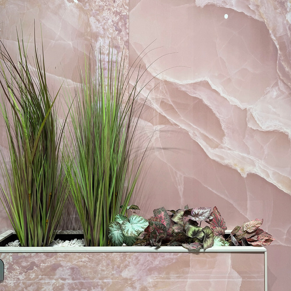 The Tile Life Riptide Rose 24-in x 48-in Polished Porcelain Marble look Floor and Wall Tile product image