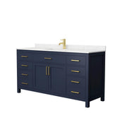 Beckett 42 in. W x 22 in. D Single Vanity in White with Cultured Marble Vanity Top in White with White Basin - Super Arbor