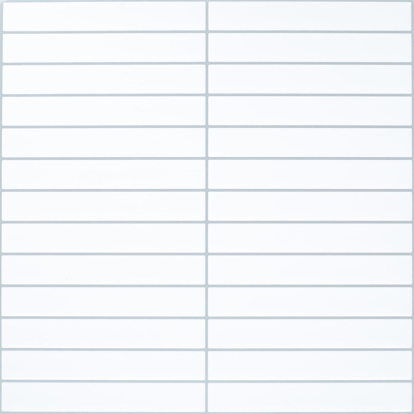 Daltile Smart Stick Glacier 12-in x 12-in Glossy PVC Peel and stick Mosaic Wall Tile product image
