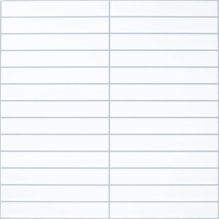 Daltile Smart Stick Glacier 12-in x 12-in Glossy PVC Peel and stick Mosaic Wall Tile product image