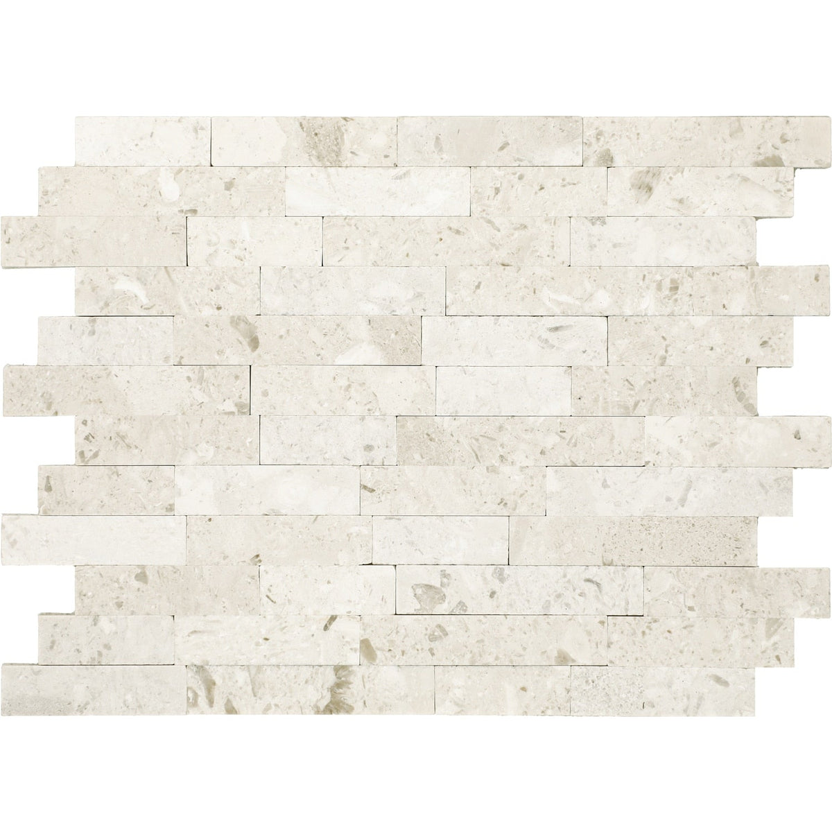 Daltile Smart Stick Limestone 9-in x 13-in Honed PVC Peel and stick Mosaic Wall Tile product image