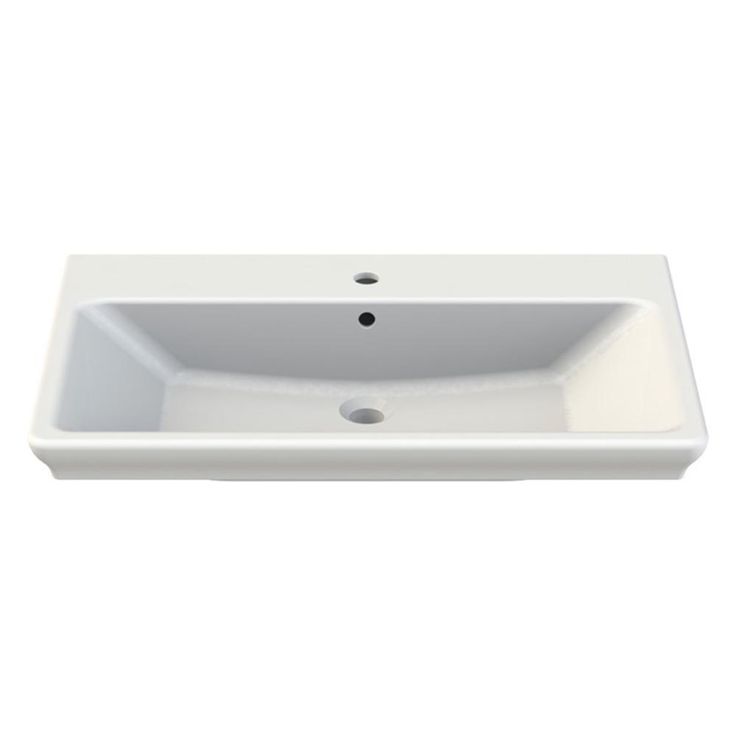 Nameeks Arica Wall Mounted Bathroom Sink in White