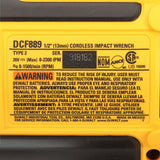 20-Volt MAX Lithium-Ion Cordless 1/2 in. High Torque Impact Wrench with Detent Pin (Tool-Only) - Super Arbor