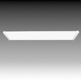 Commercial Electric 48 in. x 10 in. 4200 Lumens White End Caps Integrated LED Panel Light Selectable CCT Kitchen Lighting