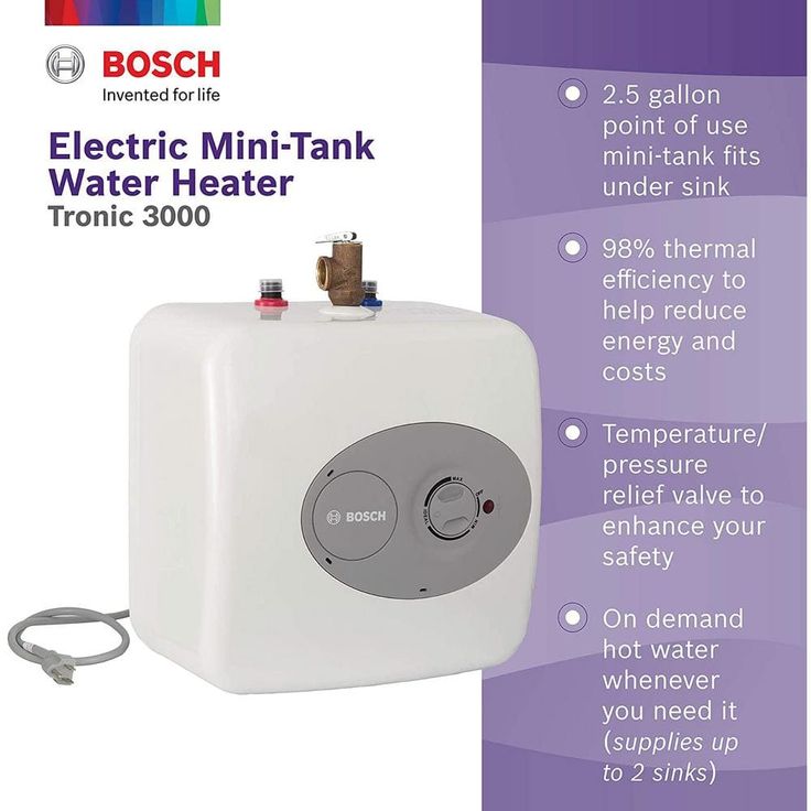 4 Gal. Mini-Tank Electric Water Heater (3-Pack)