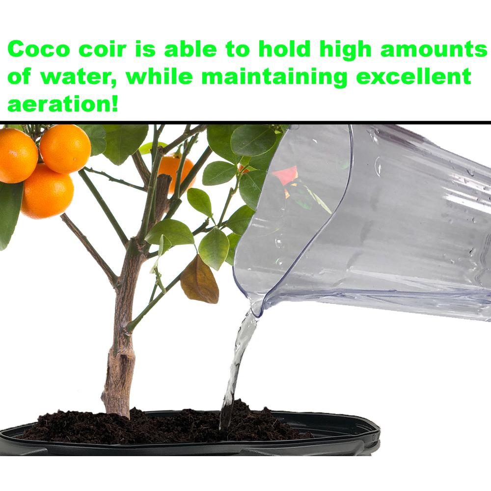 Viagrow 1.4 lbs./650 g Premium Soilless Grow Media Coconut Coir Brick