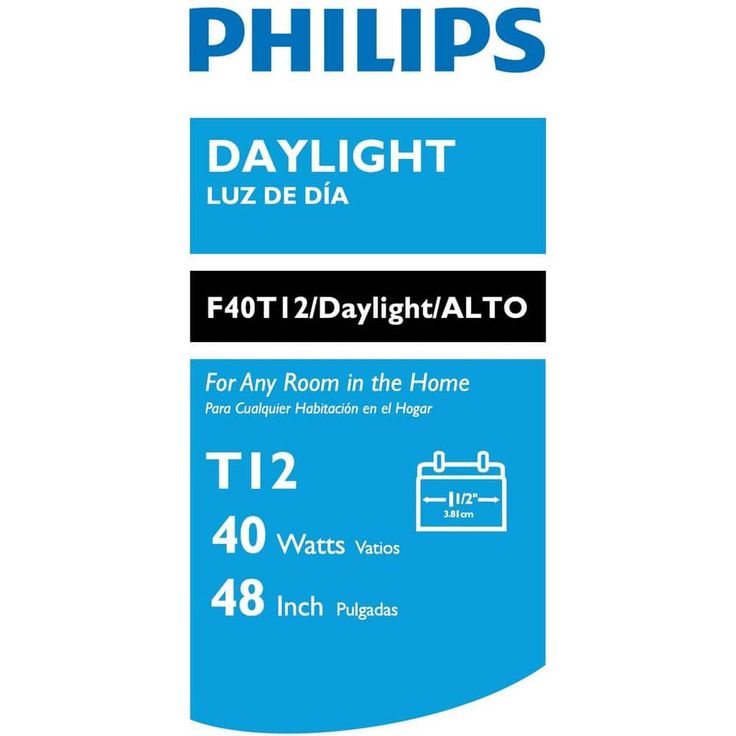 Philips 40-Watt 4 ft. T12 Alto Linear Fluorescent Tube Light Bulb Supreme Natural Light (5000K) (30-Pack)