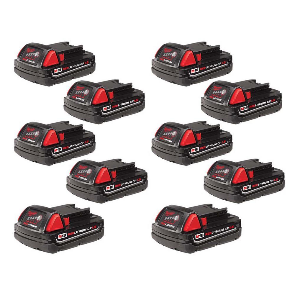M18 18-Volt Lithium-Ion Compact Battery Pack 1.5Ah (4-Pack) - Super Arbor