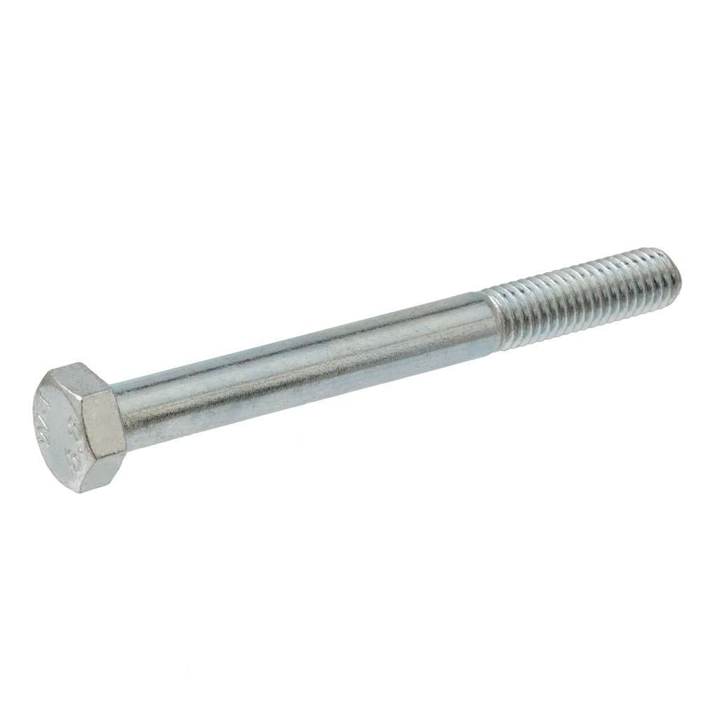 M8-1.25 x 50 mm Class 8.8 Zinc Plated Hex Bolt - Super Arbor