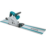12 Amp 6-1/2 in. Corded Plunge Saw with 55 in. Guide Rail, 48T Carbide Blade and Hard Case